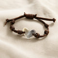 Small Heart Leather Knotted Bracelet