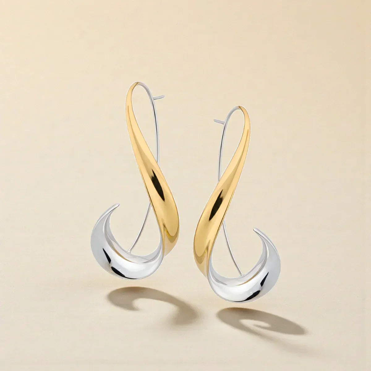 Refined Timeless Gold Earrings