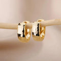 Timeless Sculpted Gold Earrings