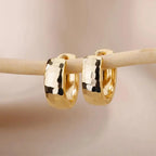 Timeless Sculpted Gold Earrings
