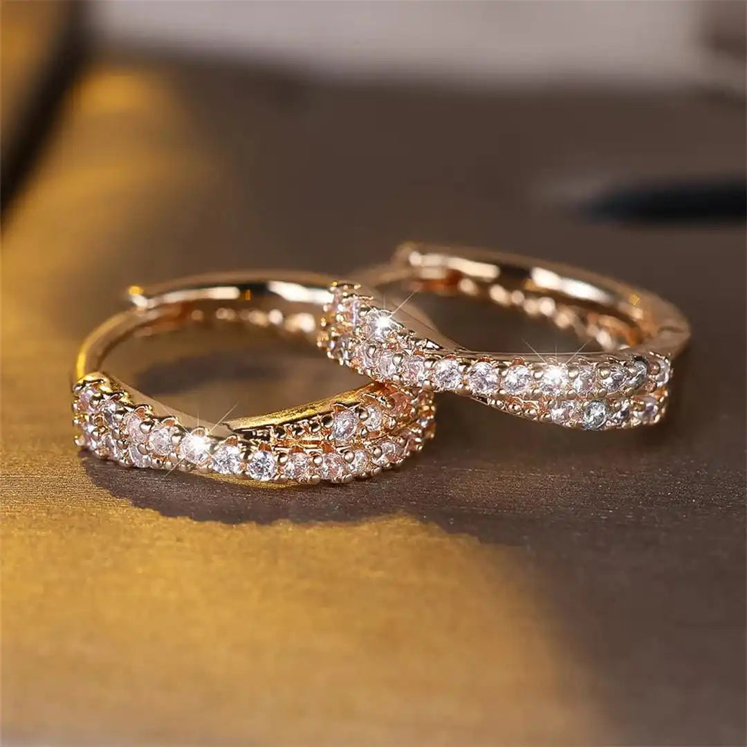 Vintage Zirconia Earrings