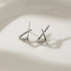 Timeless Gold Crucifix Earrings