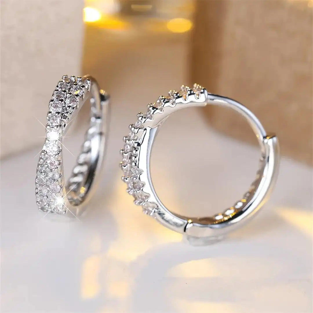 Vintage Zirconia Earrings