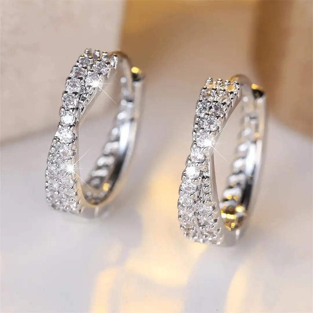 Vintage Zirconia Earrings