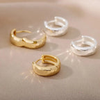 Timeless Sculpted Gold Earrings