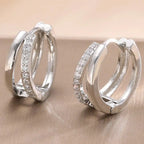 Timeless Gold Zircon Earrings