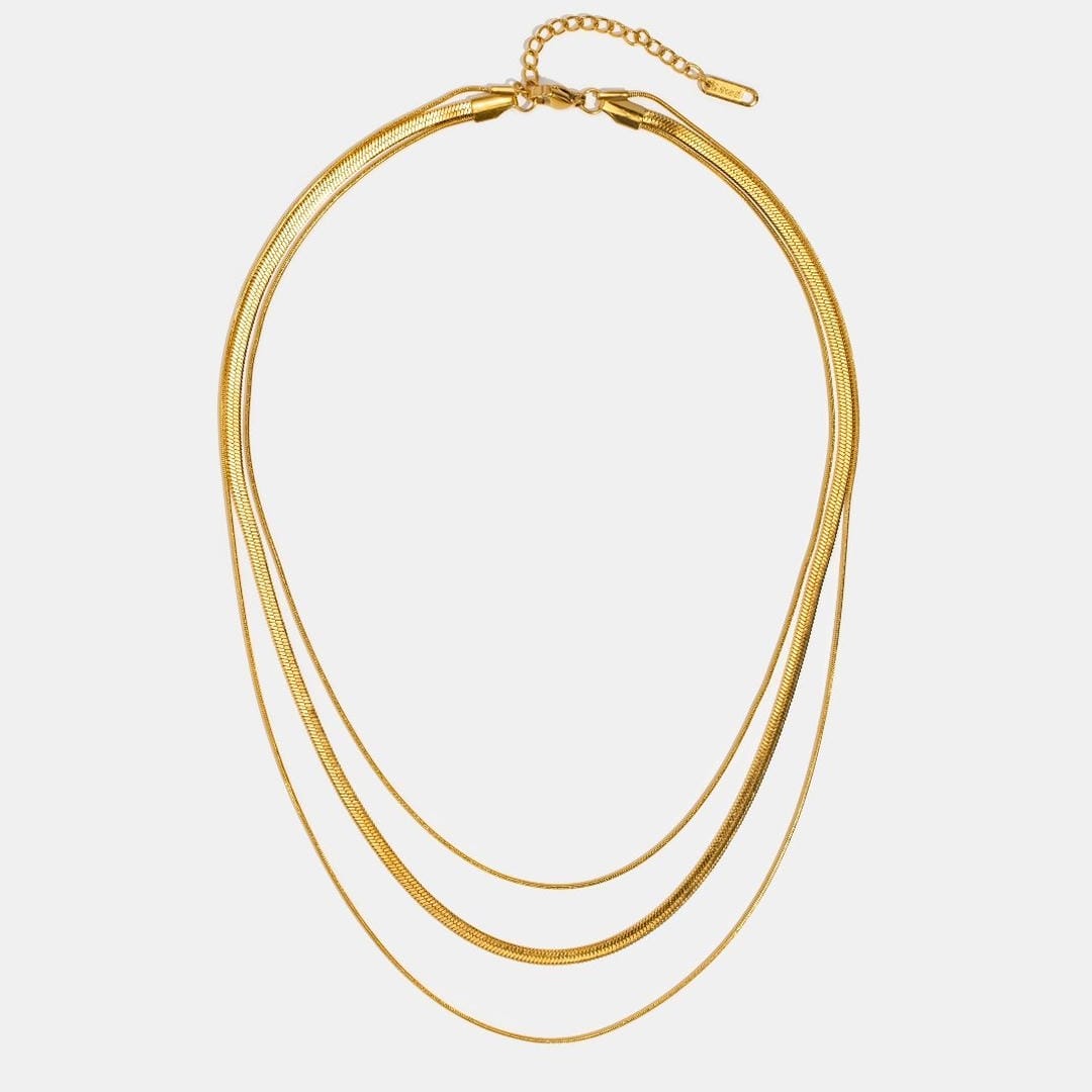 Gold Multi Layered Necklace