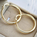 Radiant Large Gold Hoops