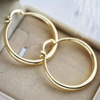 Radiant Large Gold Hoops