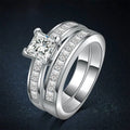 Vintage Silver Crystal Ring